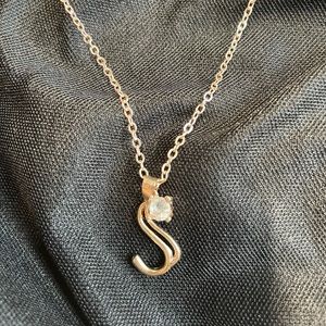 LETTER “S” Necklace